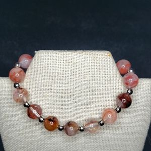 Fire quartz bracelet